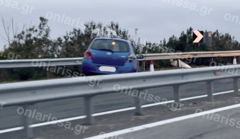 Τραγωδία στη Λάρισα: Νεκρός ο οδηγός αυτοκινήτου που έπεσε πάνω στις προστατευτικές μπάρες