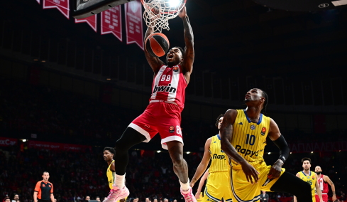 Euroleague: Στην κορυφή του top10 των καλύτερων φάσεων της 23ης αγωνιστικής το κάρφωμα του Ταϊρίκ Τζόουνς, βίντεο 