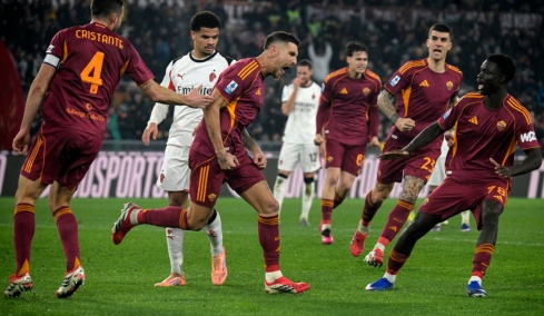 Serie A, Ρόμα-Μίλαν 1-1: «Γκέλα» στο Ολίμπικο πριν τον Παναθηναϊκό, δείτε τα γκολ