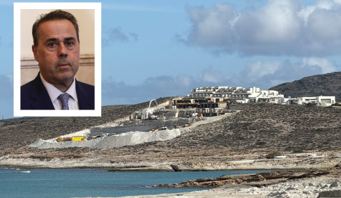 Στοπ στο οικολογικό έγκλημα στη Μήλο, αναστέλλονται οι εργασίες, πάει η Αρχή Διαφάνειας με εντολή Παπασταύρου