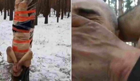 Νέα βίντεο από τα βασανιστήρια του στρατού του Πούτιν σε λιποτάκτες Ρώσους: Τους έδεσαν γυμνούς στον πάγο