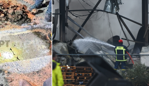 Φωτογραφία από το σημείο της διαρροής προπανίου, «τους λέγαμε μυρίζει υγραέριο» δηλώνουν οι εργαζόμενοι 