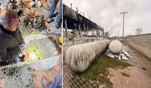 Έκρηξη στη Βιολάντα: Λάθος τοποθέτηση στις δεξαμενές προπανίου ήδη από το 2020 είχε διαπιστώσει η Περιφέρεια - Αδήλωτο το υπόγειο