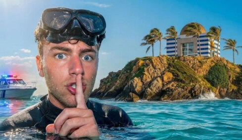 YouTuber μπήκε κρυφά στο νησί του Έπσταϊν: Τώρα βλέπει μαύρα... βανάκια έξω από το σπίτι του