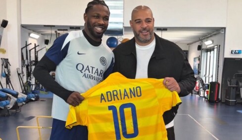 Επέστρεψε στο Μιλάνο ο Αντριάνο: Επισκέφτηκε τις εγκαταστάσεις της αγαπημένης του Ίντερ 