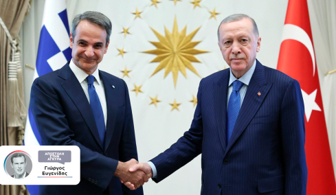 «Θέλουμε ειρήνη και ασφάλεια για εμάς και τους γείτονές μας», δηλώνει ο Ερντογάν λίγη ώρα πριν τη συνάντηση με Μητσοτάκη