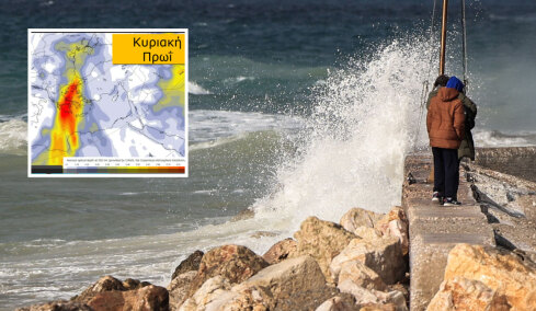 Έκτακτο δελτίο καιρού από την ΕΜΥ, έρχονται καταιγίδες και θυελλώδεις άνεμοι σε 5 περιοχές - Αφρικανική σκόνη θα απλωθεί σε όλη τη χώρα