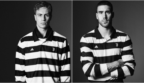 Γιουβέντους: Παρουσίασε τη νέα ξεχωριστή φανέλα της, η οποία έχει οριζόντιες ρίγες και κόκκινους αριθμούς
