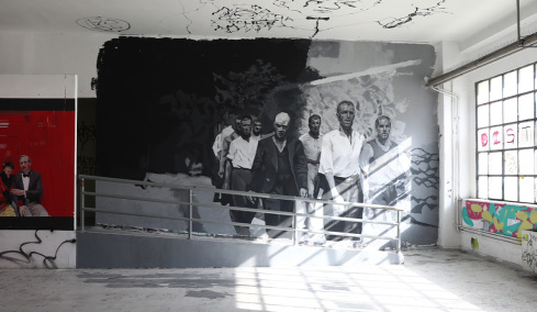 Τοιχογραφία στην Καλών Τεχνών οι 200 της Καισαριανής, δείτε φωτογραφίες