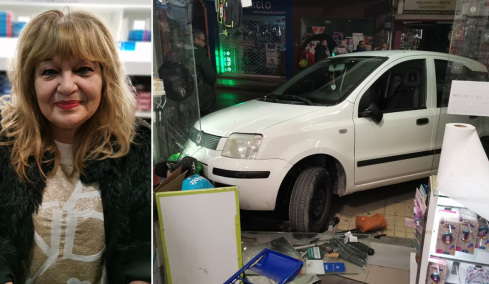 Από ένα... σάντουιτς, έφτασε να εισβάλει με αυτοκίνητο στην τζαμαρία μίνι μάρκετ στο Ηράκλειο: Ήθελε να με σκοτώσει, λέει η ιδιοκτήτρια για τον οδηγό