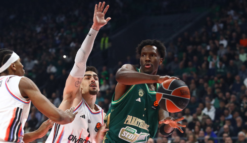 Παναθηναϊκός - Παρί 45-53 (Β' περίοδος): Κυνηγούν στο σκορ οι πράσινοι, Live η αναμέτρηση στο ΟΑΚΑ