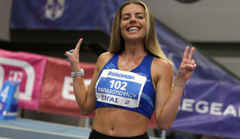 Πανελλήνιο πρωτάθλημα κλειστού στίβου: Χρυσό μετάλλιο με πανελλήνιο ρεκόρ στα 5χλμ βάδην η Παπαδοπούλου