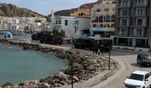 Βίντεο: Έφτασαν στην Κάρπαθο οι πύραυλοι Patriot