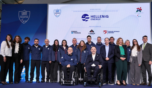 Με τη στήριξη της HELLENiQ ENERGY η Ελλάδα στους Χειμερινούς Παραολυμπιακούς Αγώνες 2026