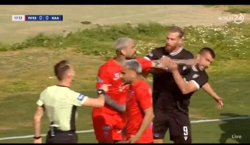 Πανιώνιος - Καλαμάτα: Ένταση στη Νέα Σμύρνη, αποβλήθηκε ο Κολοβός για χτύπημα σε αντίπαλο, βίντεο
