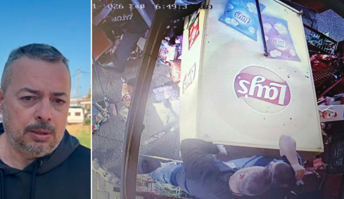  «Το περίπτερο δεν θα το ξανανοίξω»: Ντοκουμέντο από την επίθεση των Ρομά στη Γαστούνη, σίδερο καρφώθηκε σε σταντ που κρύβονταν πατέρας και γιος