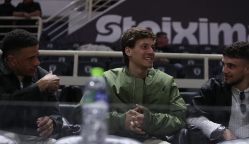 ΠΑΟΚ: Κωνσταντέλιας, Ζαφείρης και Τάισον στο Παλατάκι για τον αγώνα μπάσκετ με το Περιστέρι 