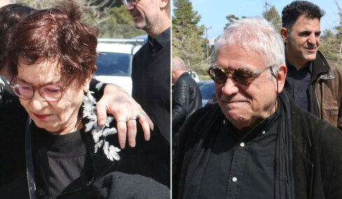 Το τελευταίο αντίο στον Χρήστο Βαλαβανίδη στο  Αποτεφρωτήριο Ριτσώνας, δείτε φωτογραφίες