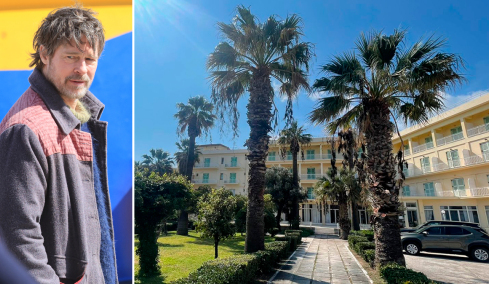 Σε ιστορικό ξενοδοχείο στη Νέα Μάκρη τα νέα γυρίσματα της ταινίας με τον Μπραντ Πιτ, είχε μείνει εκεί και ο Ωνάσης, δείτε εικόνες