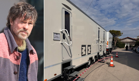 Σε στούντιο στο Μενίδι ο Μπραντ Πιτ για τα γυρίσματα της ταινίας του: Στήθηκε σκηνικό τεχνητής τρικυμίας για το «The Riders»