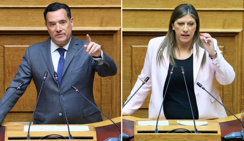 «Κάτι δεν πάει πλέον καθόλου καλά με την κυρία Κωνσταντοπούλου» λέει ο Γεωργιάδης - Καρέ καρέ οι κόντρες για ένα κρακεράκι, βίντεο