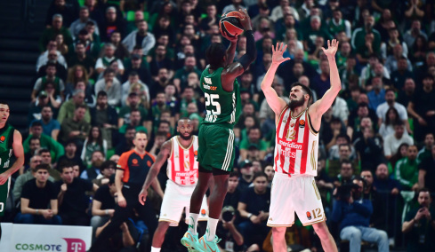 Παναθηναϊκός - Ερυθρός Αστέρας 82-74: Έμεινε «ζωντανός» για την 6άδα με φοβερή ανατροπή 