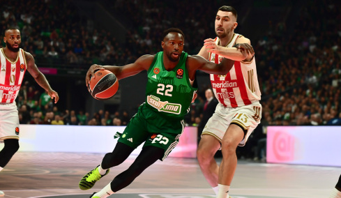 Παναθηναϊκός - Ερυθρός Αστέρας 41-48 (Ημίχρονο): Κυνηγούν στο σκορ οι πράσινοι, live 