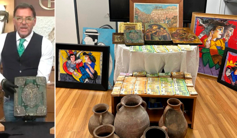 Γνήσια μόνο τα 7 από τα 300 έργα που είχε ο Τσαγκαράκης, στο μικροσκόπιο αμφορείς, βυζαντινές εικόνες και πλαστοί πίνακες στην κατοχή του