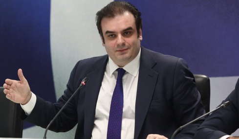 Συνάντηση Πιερρακάκη με αντιπροσωπεία του Διοικητικού Συμβουλίου της Ελληνικής Ένωσης Τραπεζών