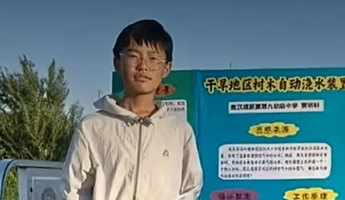 Τρομερός 14χρονος βρήκε λύση για την ξηρασία: Δημιούργησε σύστημα που ποτίζει δέντρα… από τον αέρα