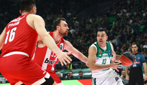 Παναθηναϊκός - Ολυμπιακός 10-12 (Α' δεκάλεπτο): Live το ντέρμπι αιωνίων της Basket League