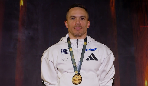 Φοβερός Πετρούνιας στο Κάιρο: Χρυσό μετάλλιο στο Παγκόσμιο Κύπελλο για τον άρχοντα των κρίκων, βίντεο 