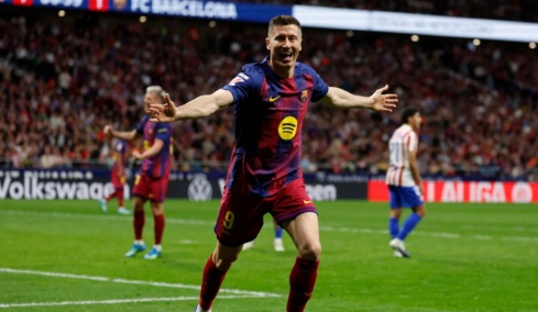 La Liga, Ατλέτικο Μαδρίτης - Μπαρτσελόνα 1-2: Λύτρωση στο 87΄ με Λεβαντόφσκι και... αγκαλιάζει τον τίτλο, δείτε τα γκολ 