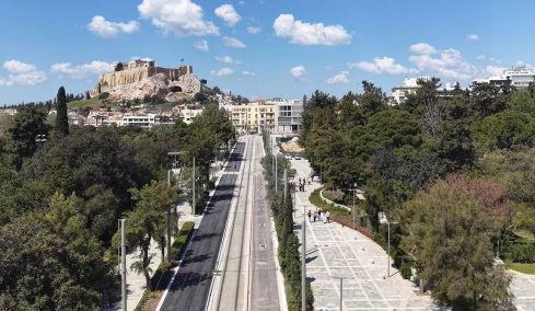Άνοιξε για τους πολίτες η λεωφόρος Βασιλίσσης Όλγας μετά από 6 χρόνια ανάπλασης, δείτε βίντεο