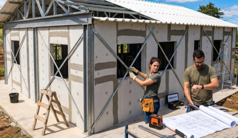 Ζευγάρι παράτησε την πόλη και έχτισε μόνο του σπίτι σε 90 μέρες: Τα κρίσιμα βήματα που δεν συγχωρούν λάθη