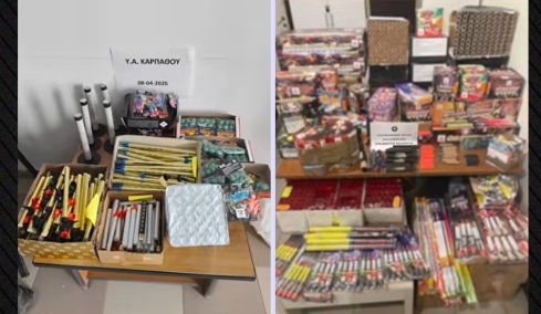 Κατασχέθηκαν πάνω από 90.000 βεγγαλικά στην επιχείρηση «Spark - Down» της ΕΛΑΣ πριν το Πάσχα 