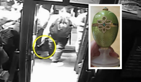 Καρέ καρέ η στιγμή που Αλγερινός κλέβει τσάντα χωρίς να γνωρίζει ότι έχει μέσα αυγό Fabergé αξίας 2 εκατ. ευρώ