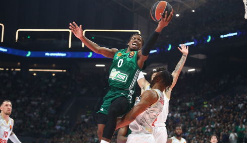 Παναθηναϊκός - Μονακό 32-24 (Β' περίοδος): Παίρνουν διαφορά οι πράσινοι, live η μάχη πρόκρισης στα playoffs της Euroleague 