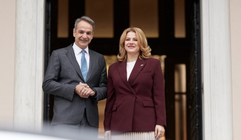 Συνάντηση Μητσοτάκη με την πρωθυπουργό της Λετονίας στο Μαξίμου: Τι συζήτησαν, δείτε βίντεο