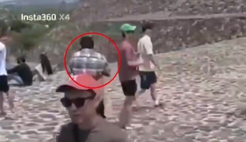 Βίντεο: Ο δράστης της αιματηρής επίθεσης στις πυραμίδες Τεοτιουακάν περιφέρεται στον χώρο πριν ανοίξει πυρ κατά τουριστών