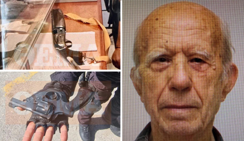 Άδεια οπλοφορίας στα 81 του είχε πάρει ο ηλικιωμένος που πυροβόλησε σε ΕΦΚΑ και Εφετείο, είχε αφήσει φυσίγγια σε εισαγγελέα
