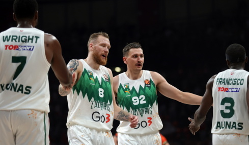 Euroleague: Η Ζάλγκιρις κέρδισε 81-78 την Φενέρ στο Κάουνας και μείωσε σε 2-1 τη σειρά 