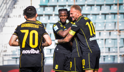 Τέταρτη σερί νίκη για τον Άρη στα playoffs της Super League, 2-1 τον Βόλο στο Πανθεσσαλικό, δείτε τα γκολ 