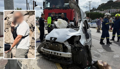 Βίντεο ντοκουμέντο με την στιγμή του φονικού τροχαίου στη Ρόδο, η BMW συγκρούεται με το ΙΧ όπου επέβαιναν μάνα και κόρη - Δίωξη για κακούργημα στον οδηγό