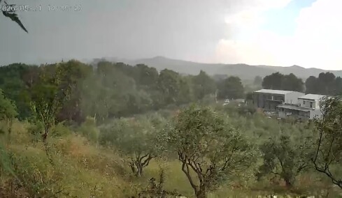 Τρομερό μπουρίνι με χαλάζι ανάμεσα σε Πλάτανο και Ρίζωμα στα Τρίκαλα, δείτε βίντεο