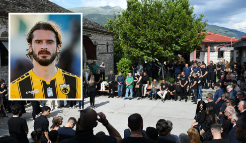 Σε κλίμα οδύνης έγινε η κηδεία του Μάριου Οικονόμου στα Ιωάννινα