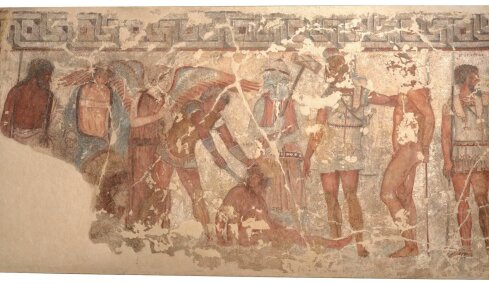 Η Ιταλία αγόρασε για 15 εκατ. ευρώ και παρουσιάζει ένα από τα σημαντικότερα έργα της ετρουσκικής τέχνης, τον Τάφο Φρανσουά