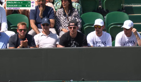 Τον αγώνα της Μαρίας Σάκκαρη στο Wimbledon παρακολούθησε ο Κυριάκος Μητσοτάκης
