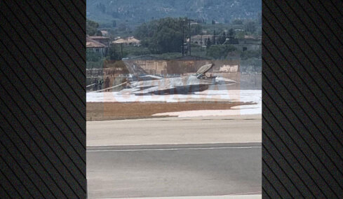 Αναγκαστική προσγείωση F-16 της Πολεμικής Αεροπορίας στη Ζάκυνθο, καλά στην υγεία του ο πιλότος