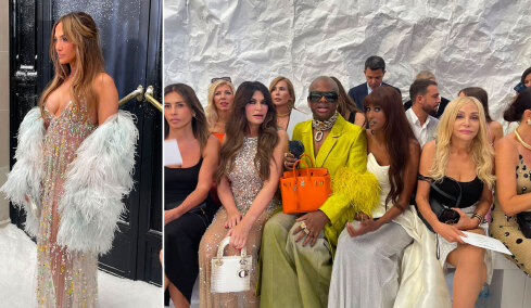 Η Τζένιφερ Λόπεζ στο σόου της Celia Kritharioti Couture στο Παρίσι 
